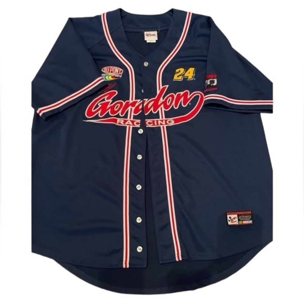 Chase Authentics Jeff Gordon 24 NASCAR Jersey Navy Blue Hendrick Motorsports 2XL